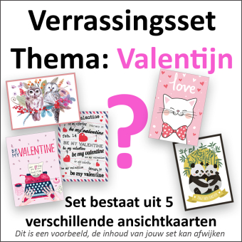 12890 Valentijn Verrassingsset van 5 kaarten